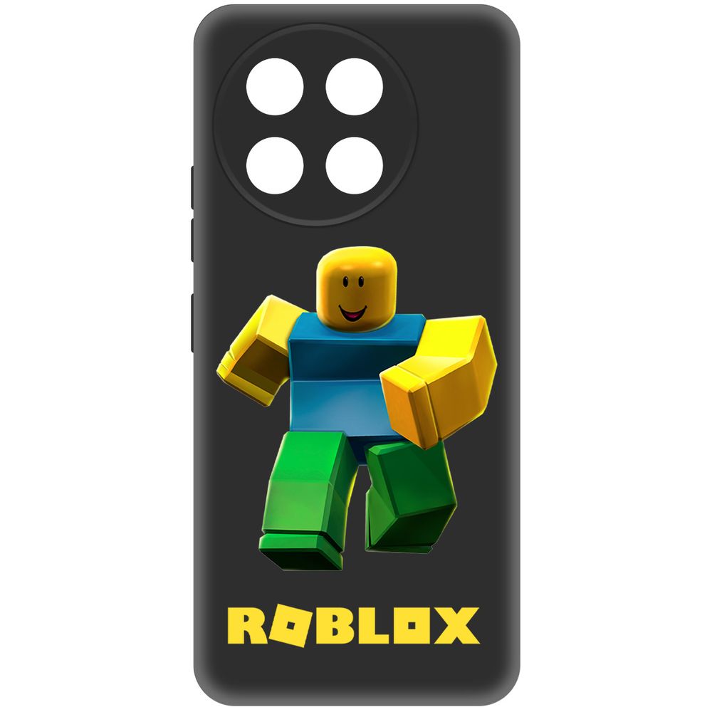 

Чехол-накладка Krutoff Soft Case Roblox-Классический Нуб для TECNO Spark 30 Pro черный