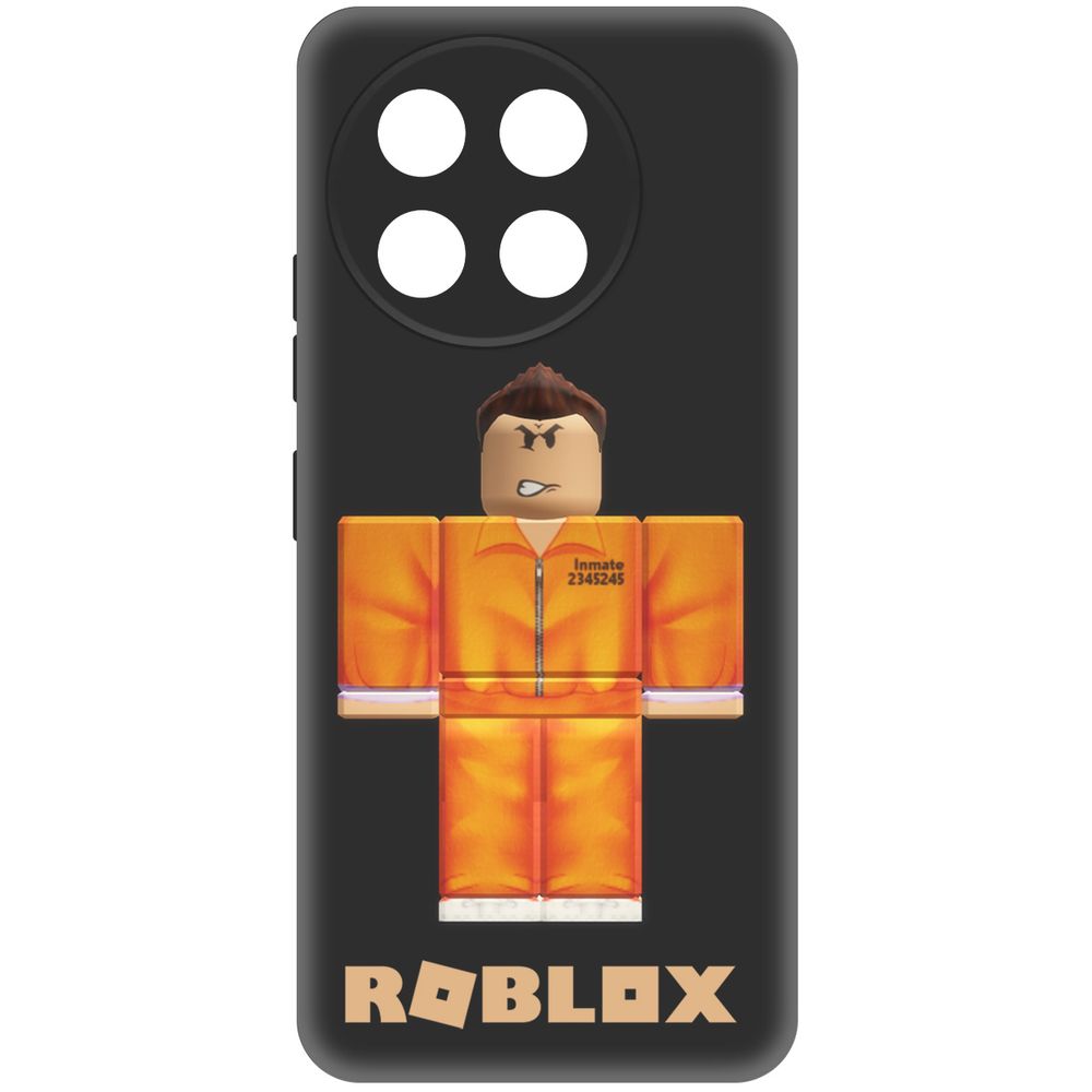 

Чехол-накладка Krutoff Soft Case Roblox-Заключенный для TECNO Spark 30 Pro черный