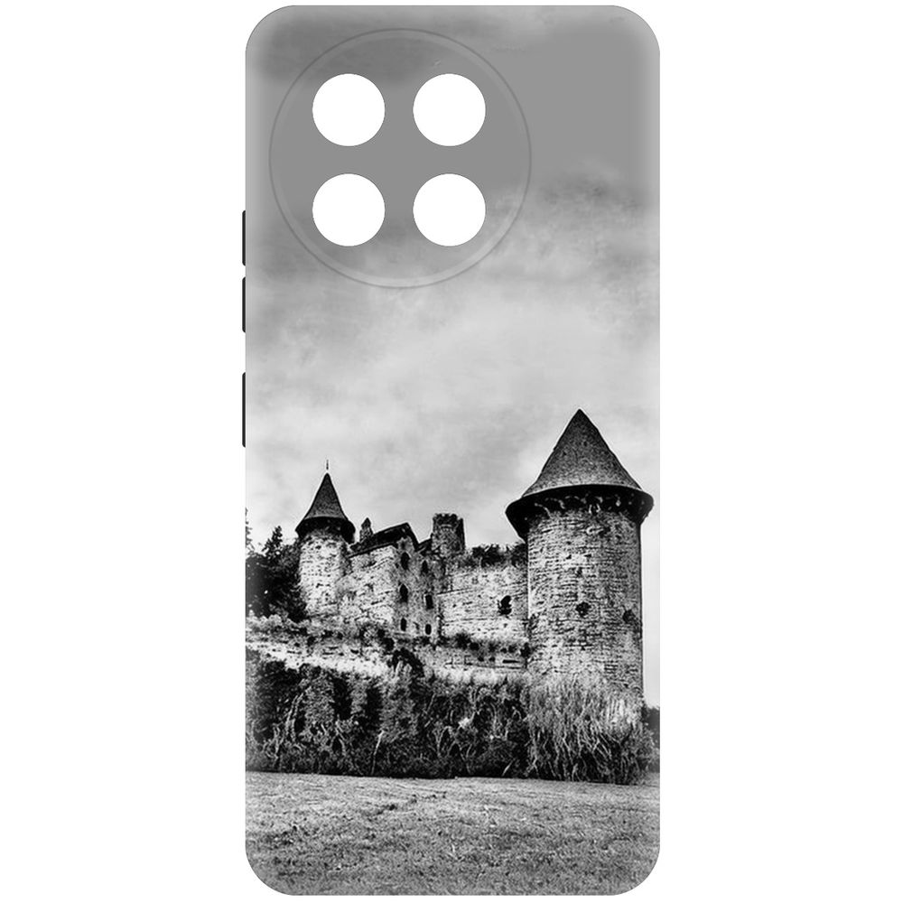 

Чехол-накладка Krutoff Soft Case Старый замок для Tecno Spark 30 Pro черный