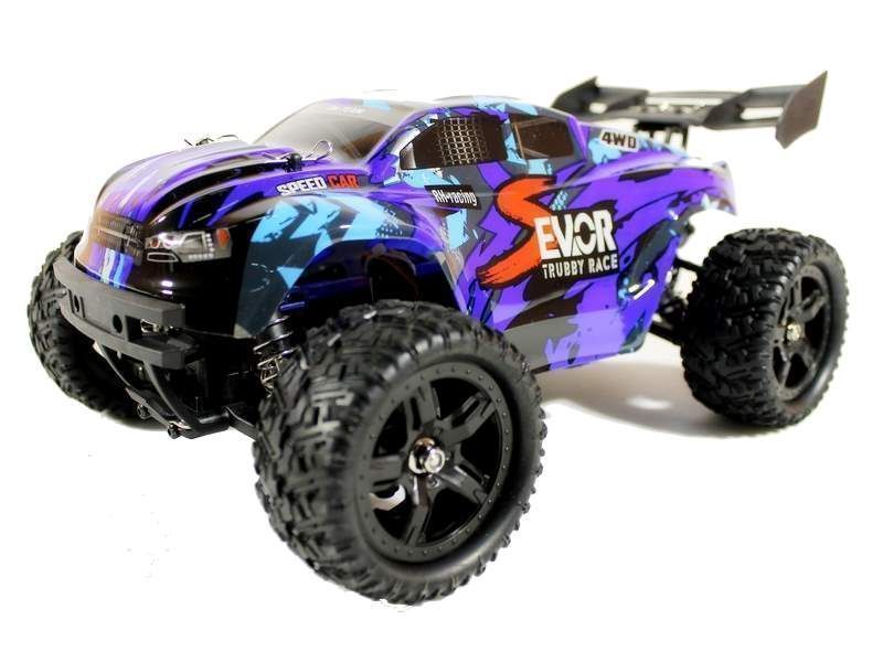 Машина р/у трагги Remo Hobby S EVO-R Brushless (синяя) 4WD 2.4G 1/16 RTR RH1665-BLUE airbrush hobby airbrush spray booth filter set fiberglass booth replace filter compatible for master paasche 4pcs blue