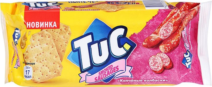 

Крекер Tuc со вкусом копченых колбасок