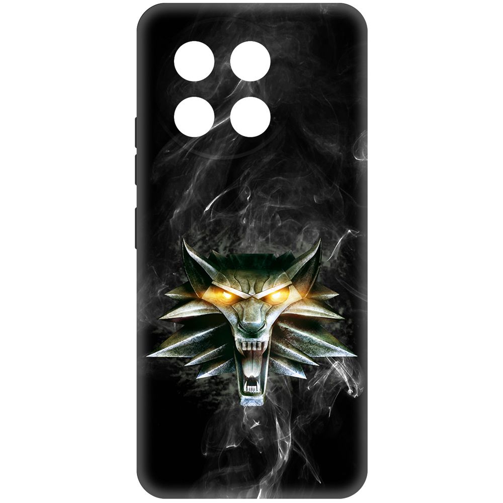 

Чехол-накладка Krutoff Soft Case Ведьмак. Школа Волка для TECNO Spark 30 Pro черный