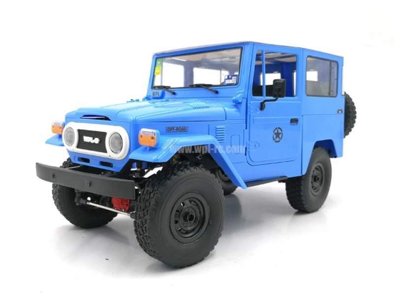 Машина р/у WPL японский внедорожник FJ40 (голубая) 4WD 2.4G 1/16 KIT C-34KM-B