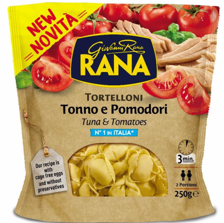 

Тортеллони Rana с тунцом и томатами 250 г
