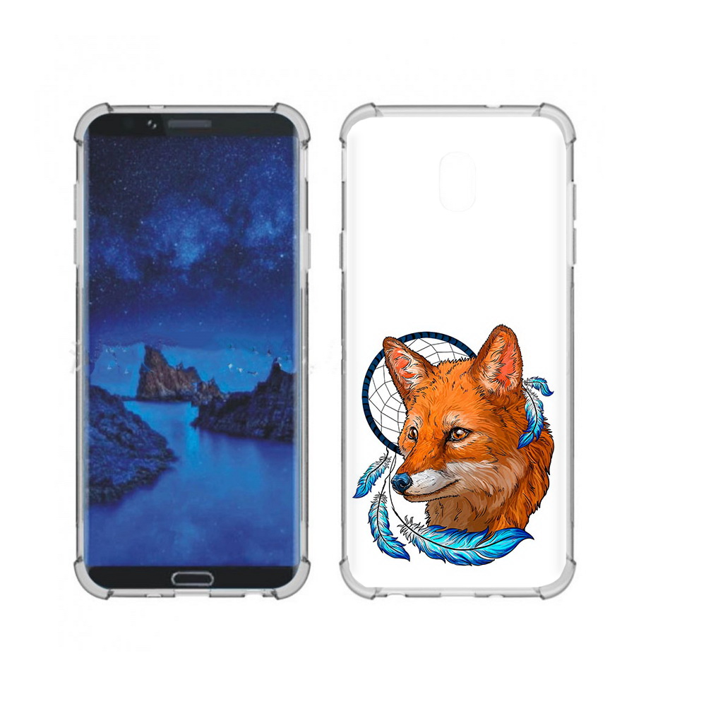 

Чехол MyPads Tocco для Samsung Galaxy J7 (2018) лиса и ловец снов (PT226928.596.438), Прозрачный, Tocco