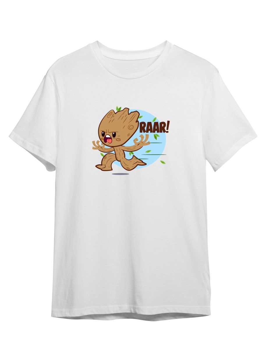 

Футболка унисекс Каждому Своё Грут/Groot/Стражи галактики MVGR3 белая M, Белый, "Грут/Groot/Стражи галактики" MVGR3