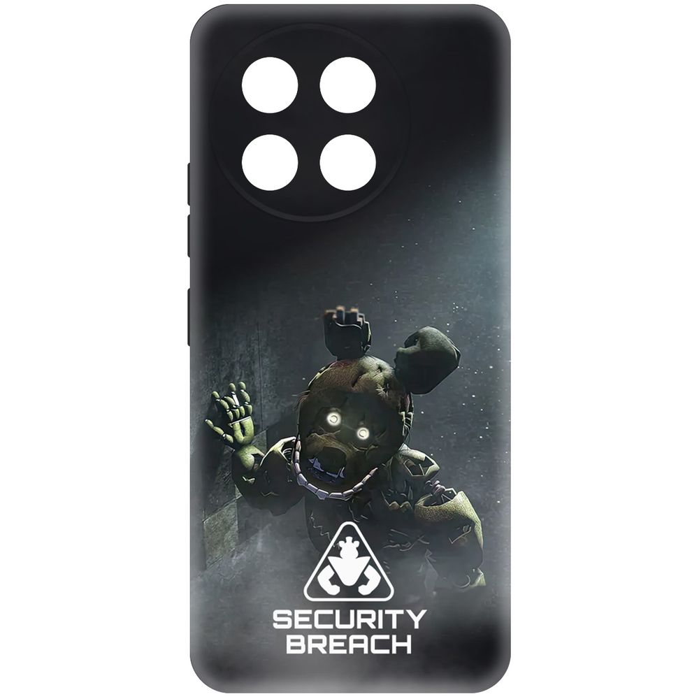 

Чехол-накладка Krutoff Soft Case ФНАФ - Нарушение безопасности для Tecno Spark 30 Pro, Черный