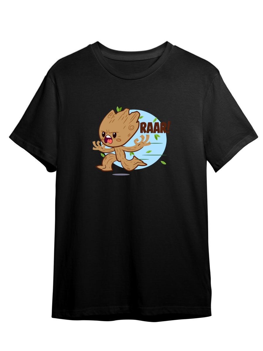 

Футболка унисекс Каждому Своё Грут/Groot/Стражи галактики MVGR3 черная 5XL, Черный, "Грут/Groot/Стражи галактики" MVGR3