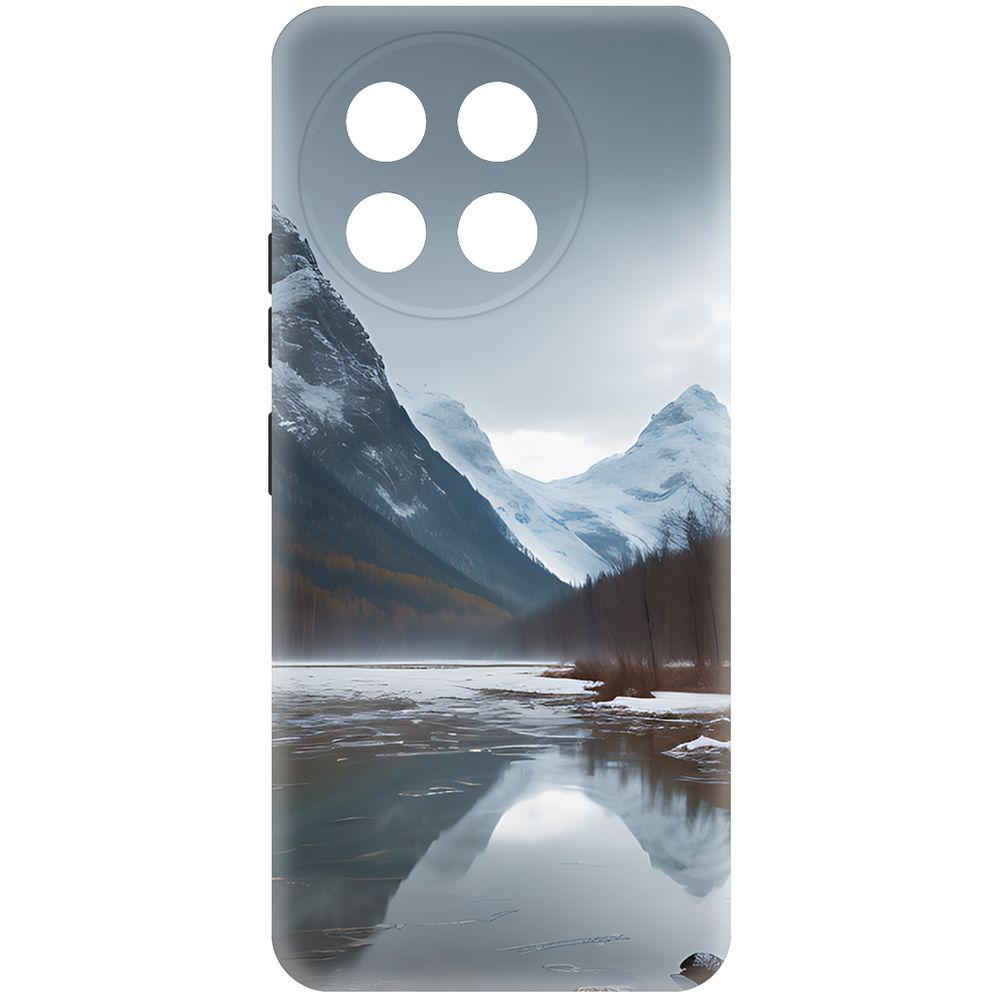 

Чехол-накладка Krutoff Soft Case Весенняя оттепель для TECNO Spark 30 Pro черный