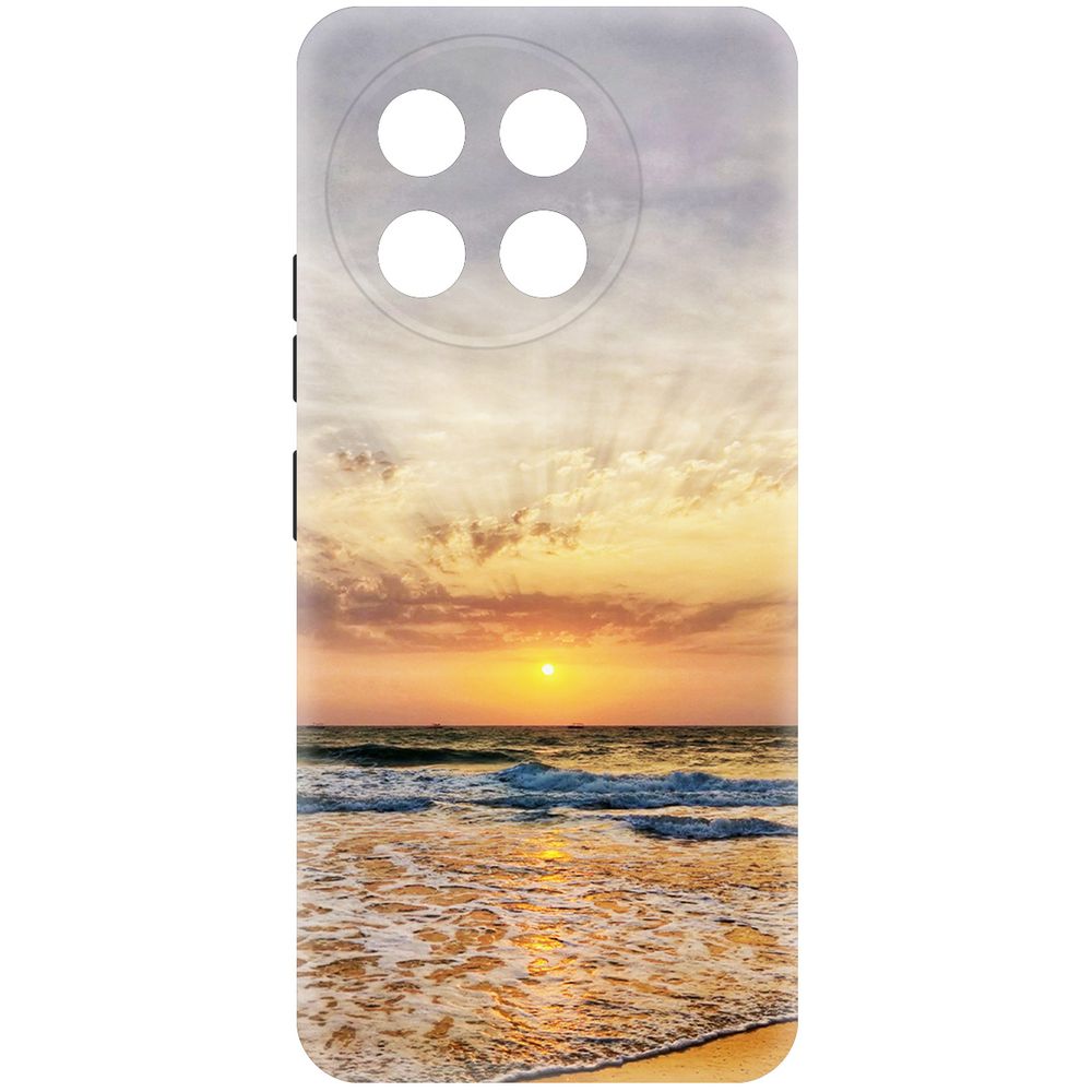 

Чехол-накладка Krutoff Soft Case Индия, Пляжи Гоа для TECNO Spark 30 Pro черный