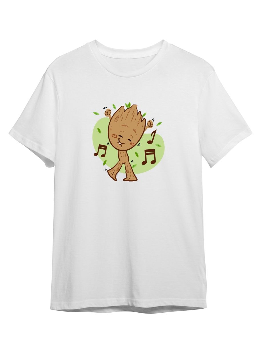 

Футболка унисекс Каждому Своё Грут/Groot/Стражи галактики MVGR4 белая XL, Белый, "Грут/Groot/Стражи галактики" MVGR4
