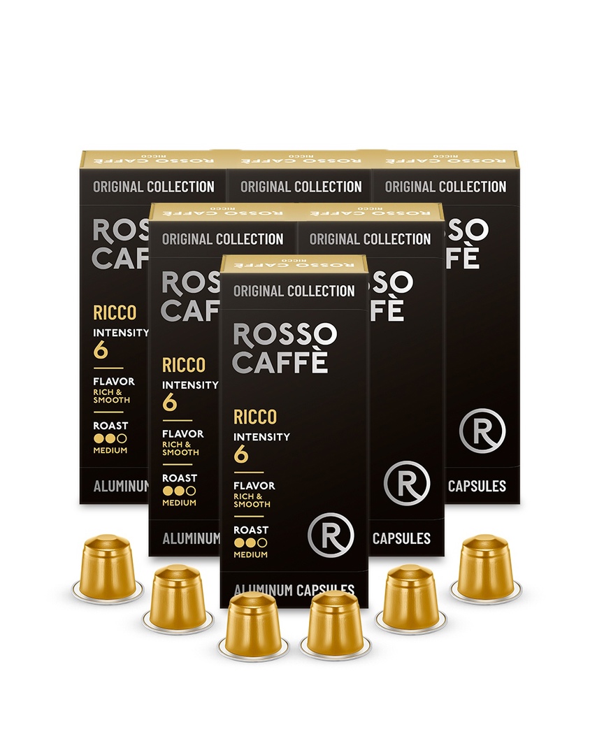 

Кофе в капсулах набор Rosso Caffe Select Ricco для Nespresso 60 капсул