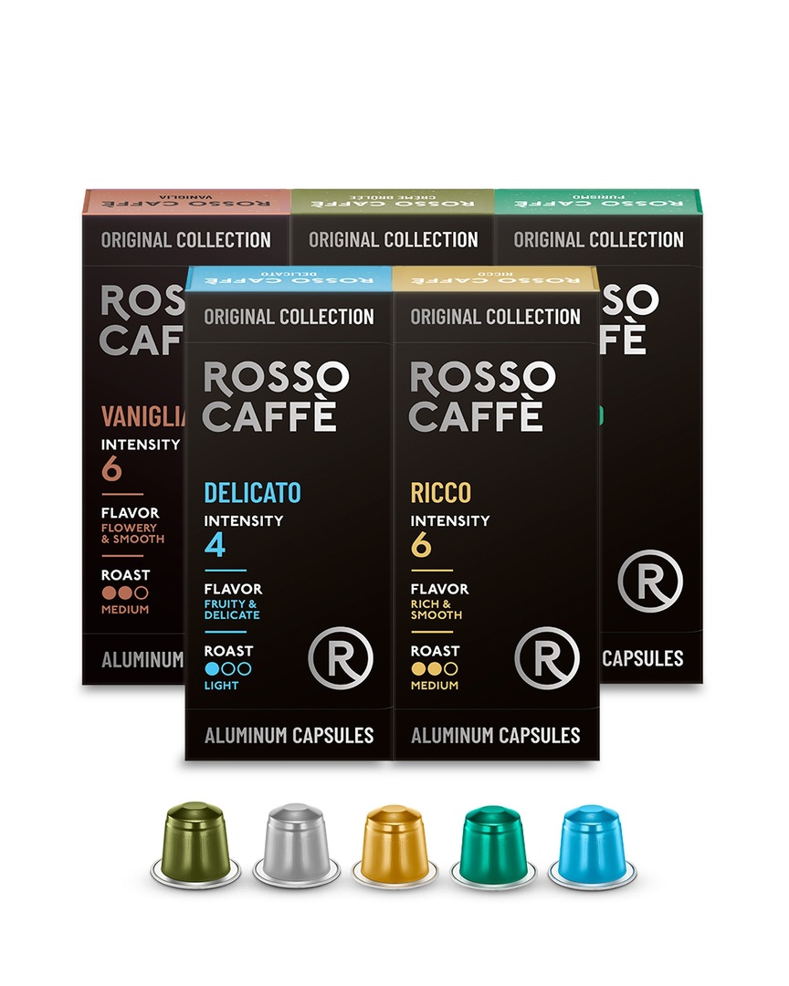 

Кофе в капсулах набор Rosso Caffe Select Soft Pack для Nespresso 50 капсул