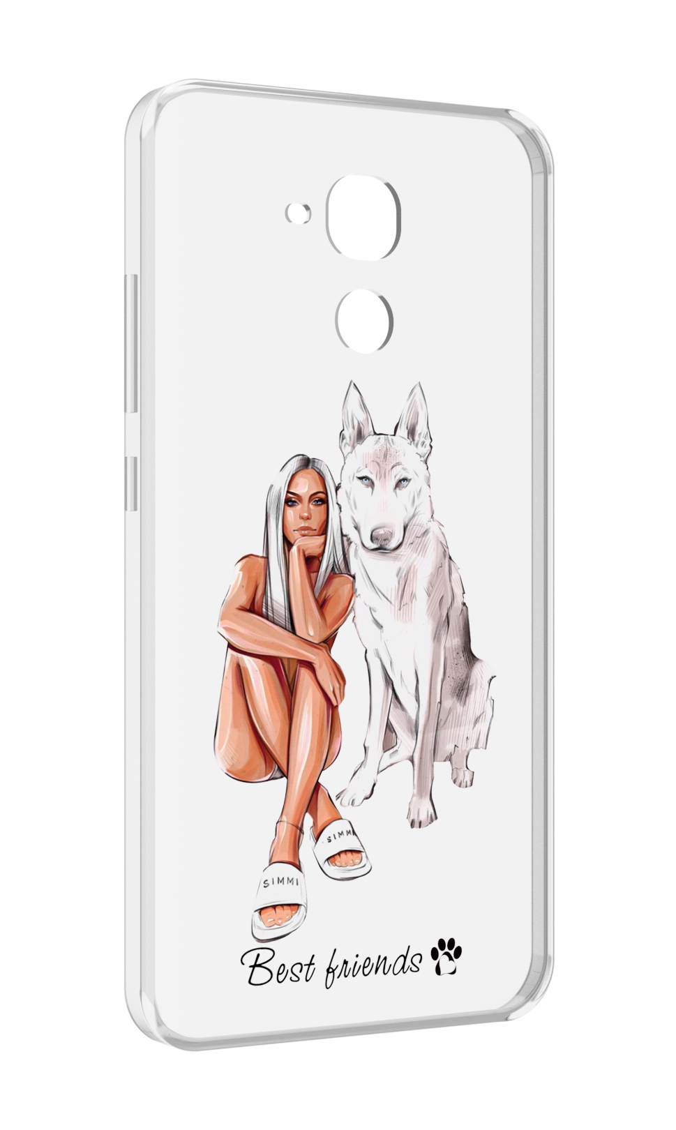 

Чехол MyPads Лучшие-друзья для Huawei Honor 5C/7 Lite/GT3 5.2, Прозрачный, Tocco