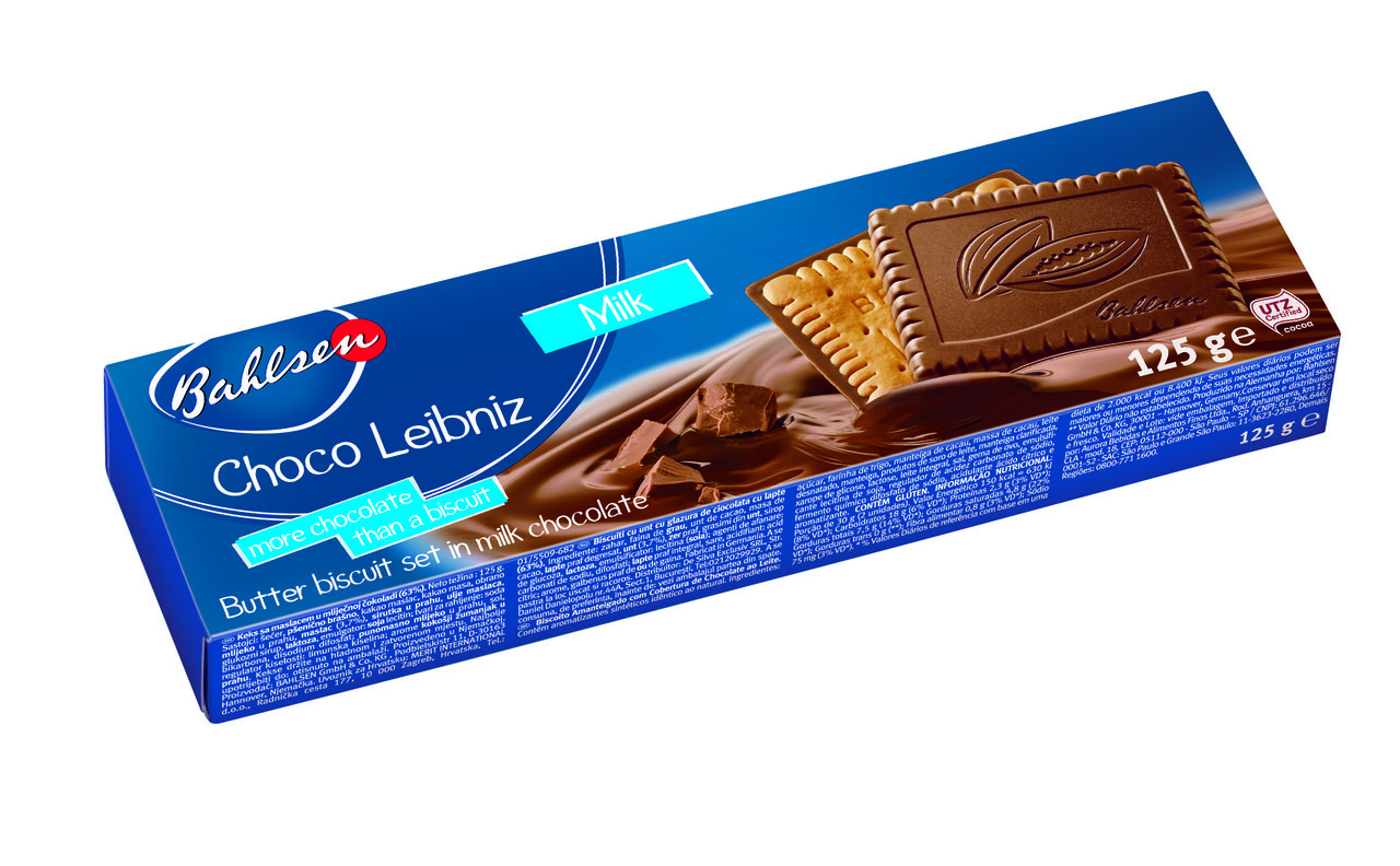 Печенье Bahlsen Choco Leibniz в шоколаде 125 г