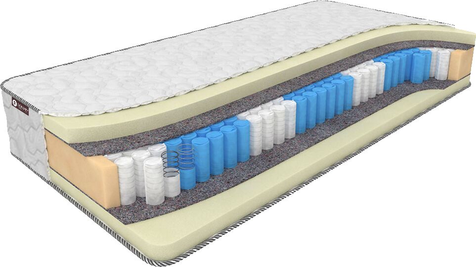 

Матрас Sonary Amora 105х210 серии Zone, Бежевый;белый;серый;серебристый, Amora