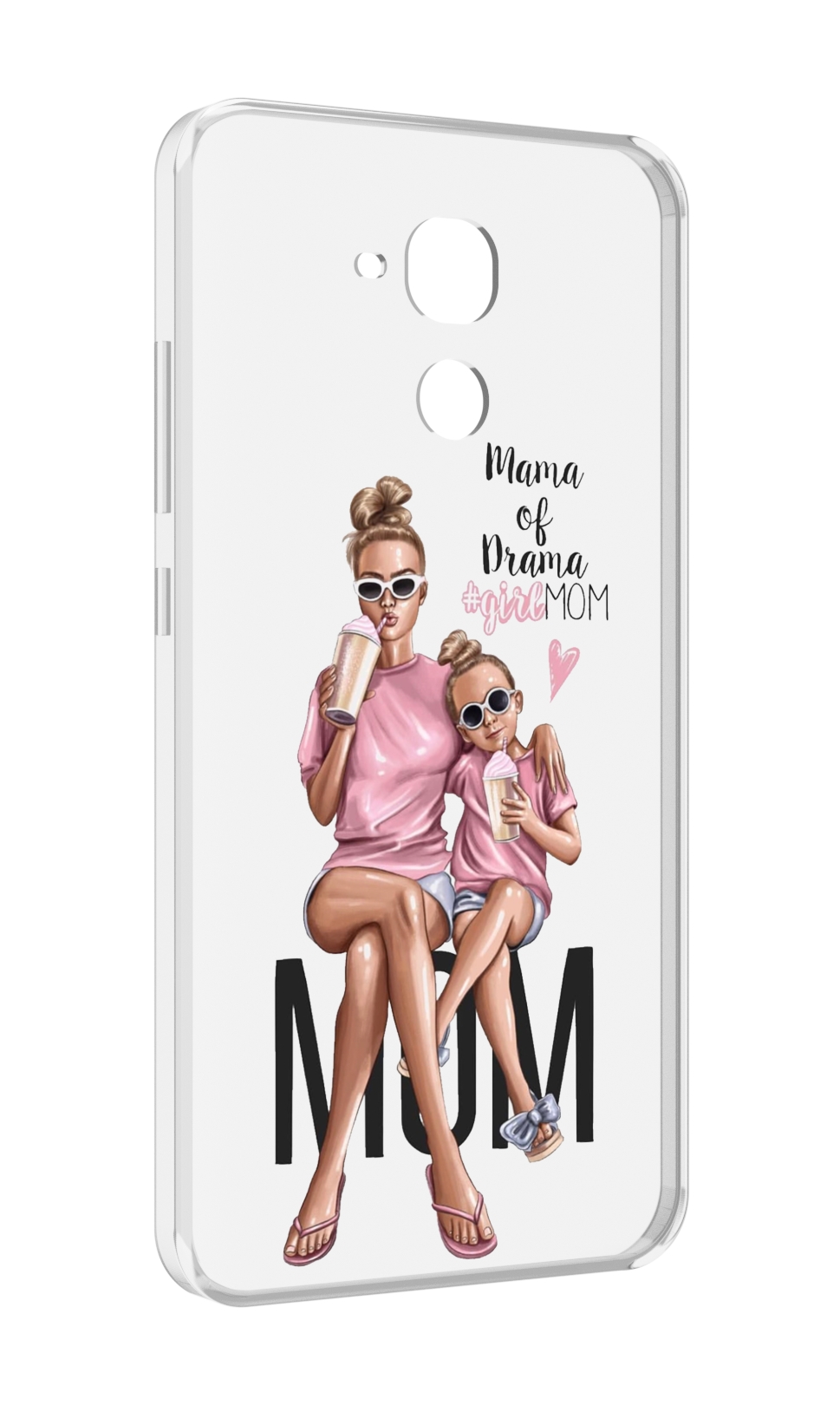 

Чехол MyPads Мама-мечты женский для Huawei Honor 5C/7 Lite/GT3 5.2, Прозрачный, Tocco