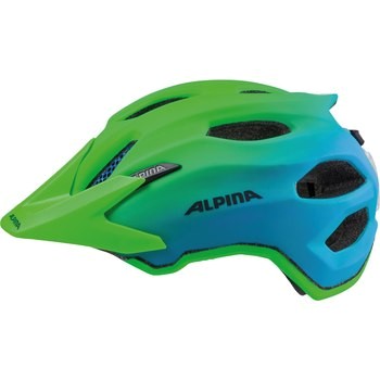 

Велошлем Alpina Carapax Jr. Flash green/blue 51-56