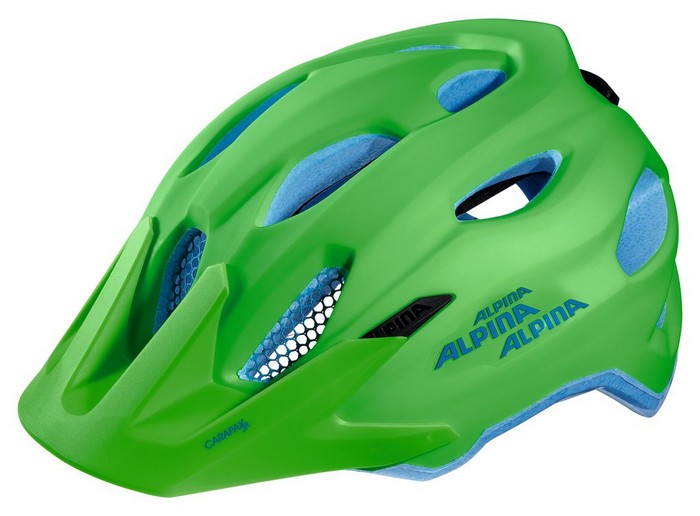 

Велошлем Alpina Carapax Jr. green/blue 51-56
