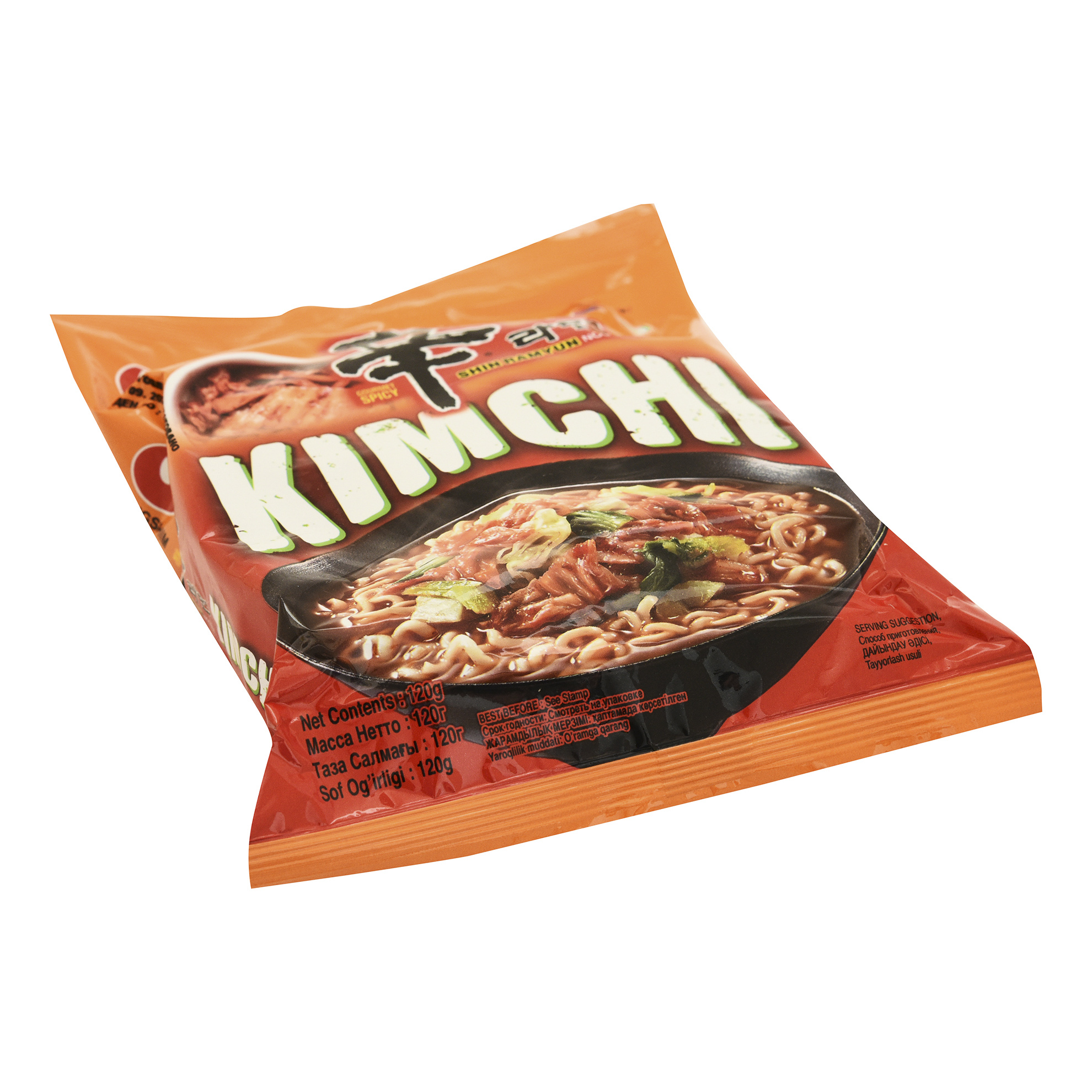 Лапша Nongshim Kimchi ramyun быстрого приготовления 120 г 170₽