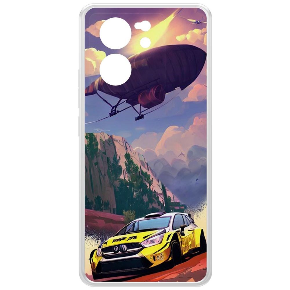 

Чехол-накладка Krutoff Clear Case Гонка для Xiaomi 13T Pro, Прозрачный