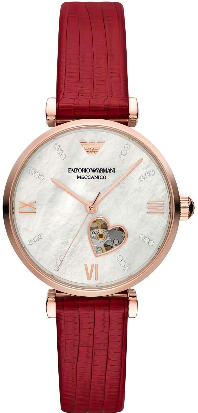 

Наручные часы женские Emporio Armani AR60048 красные, AR60048