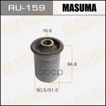 

Сайлентблок MASUMA HiAce /LH1##, RZH10/11/12#,133,18#/ rear low