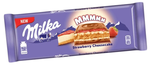 

Шоколад Milka клубничный чизкейк 300 г