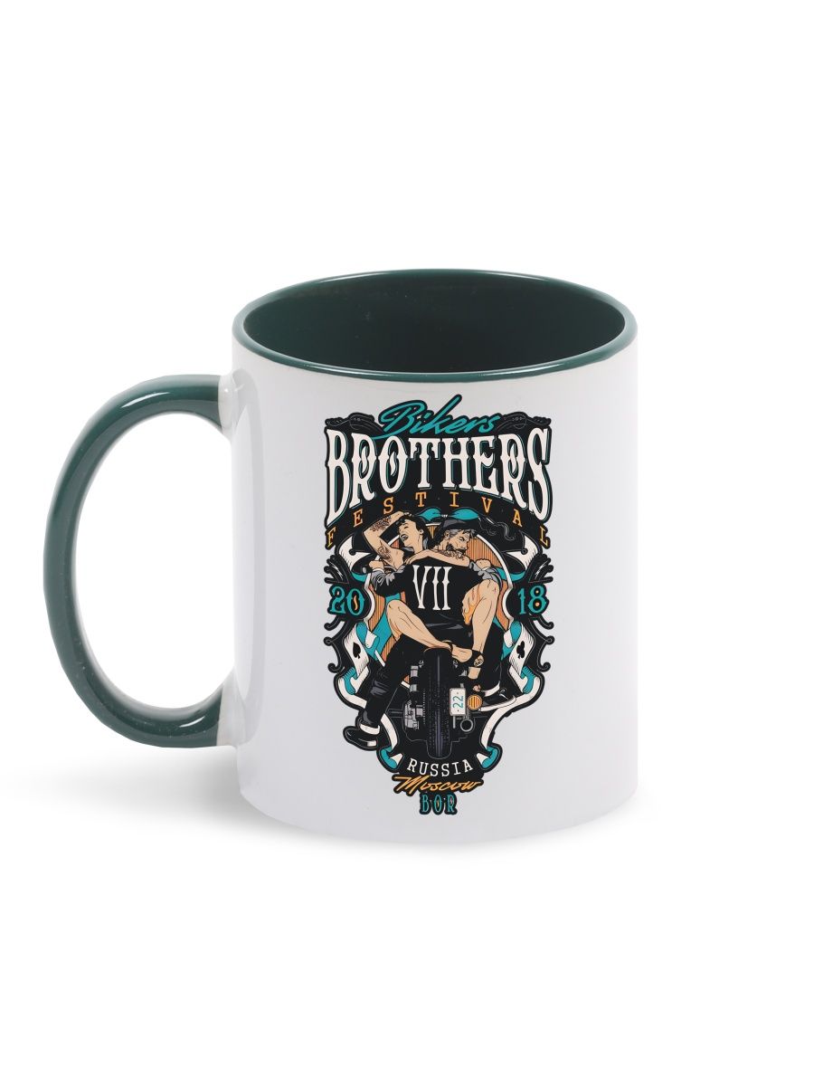 фото Кружка каждому своё brothers festival, байкеры 330 мл