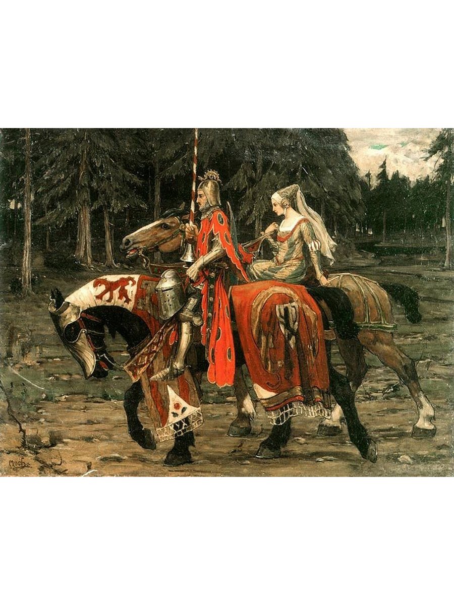 

Постер DRABS A3 Альфонс Муха 1860 1939 Геральдическое Рыцарство