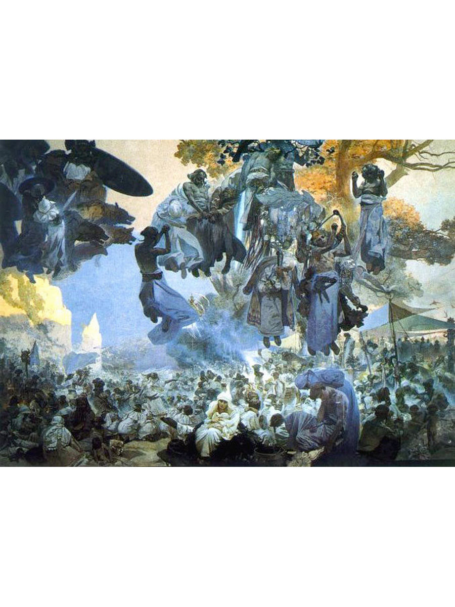 

Постер DRABS A3 Альфонс Муха 1860 1939 Праздник Свентовита