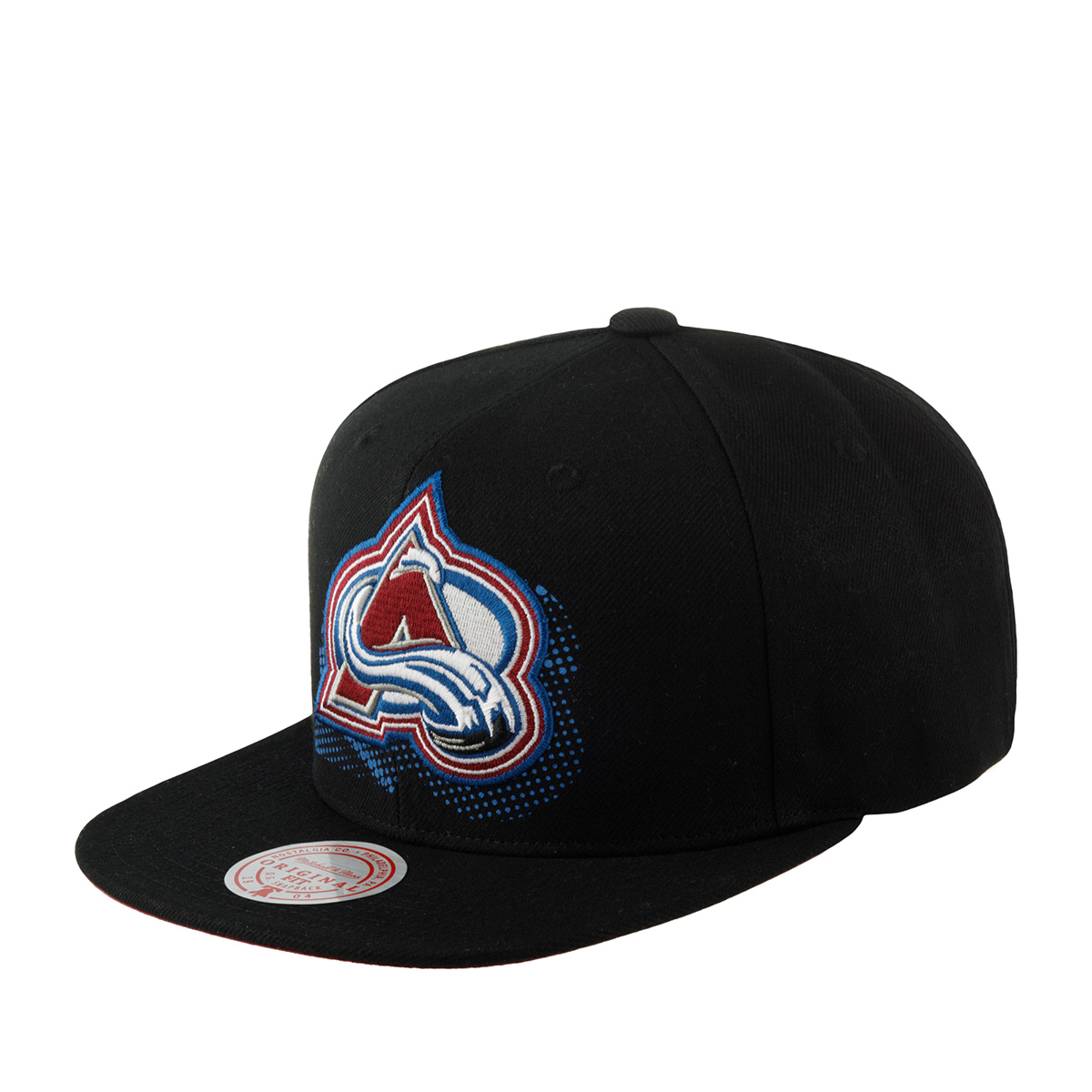 Бейсболка Mitchell & Ness HHSS6085-CAVYYPPPBLCK Colorado Avalanche NHL черная, one size