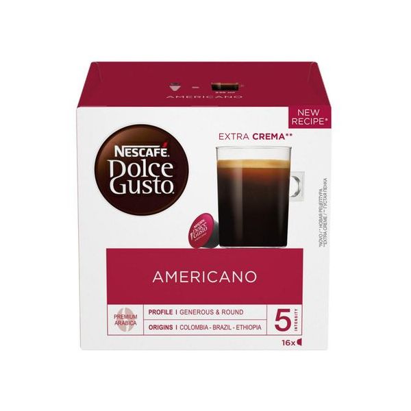 Кофе Nescafe Dolce Gusto Americano в капсулах 16 шт