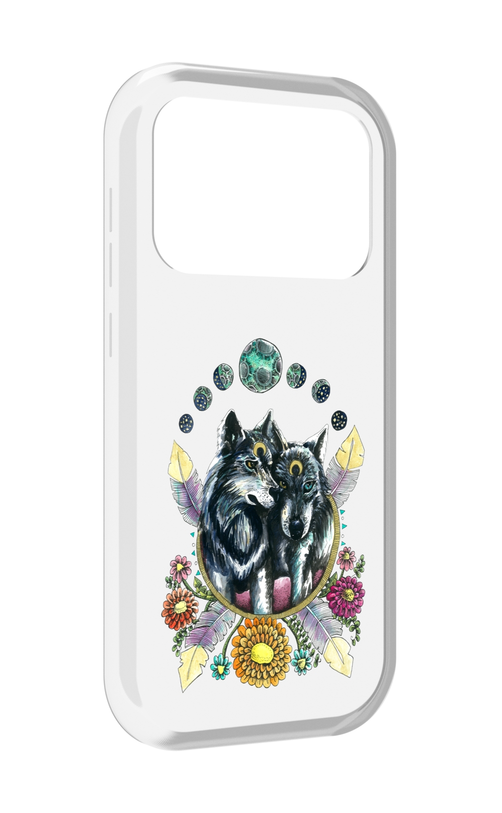 

Чехол MyPads красивые волки абстракция для Oukitel F150 Air1 Pro / F150 Air1, Прозрачный, Tocco