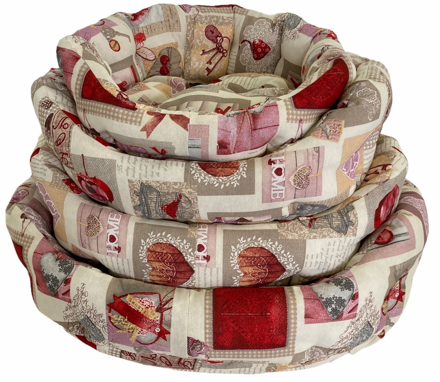 Лежанка для собаки Anteprima текстиль 50x55x18см розовый