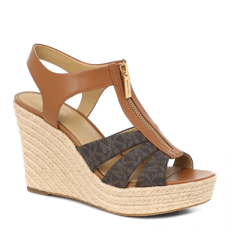 

Босоножки женские Michael Kors 40S1BRMS1B_2531334 коричневые 7.5 UK