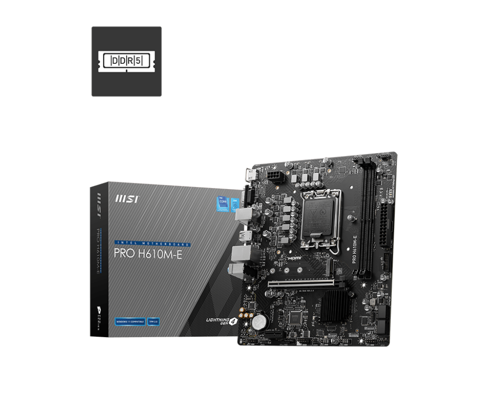 

Материнская плата MSI Pro H610M-E, Pro H610M-E