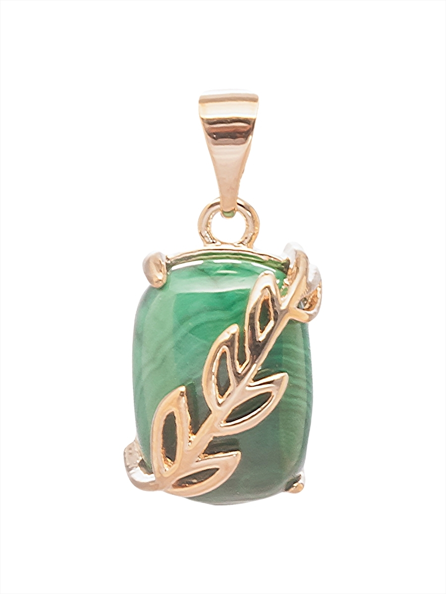 

Кулон из бижутерного сплава с малахитом Lotus Jewelry 3043P-11ml, 3043P-11ml
