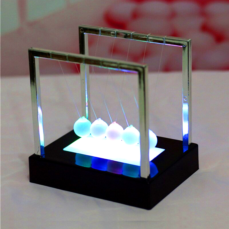 

Маятник настольный Cash&Carry Store Маятник Ньютона с подсветкой средний 16x12x12 см