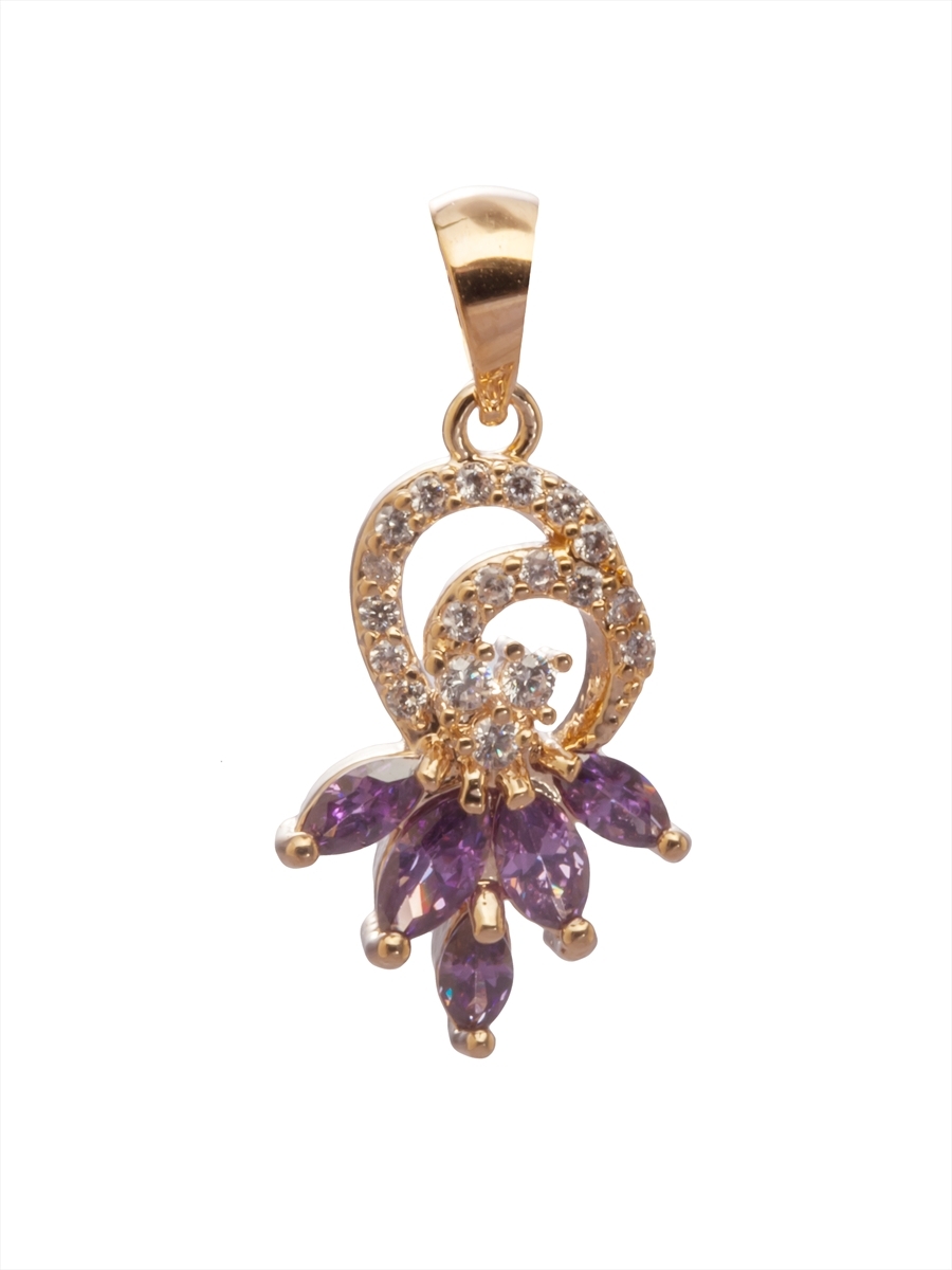 

Кулон из бижутерного сплава Lotus Jewelry 3043P-04AM аметист, 3043P-04AM