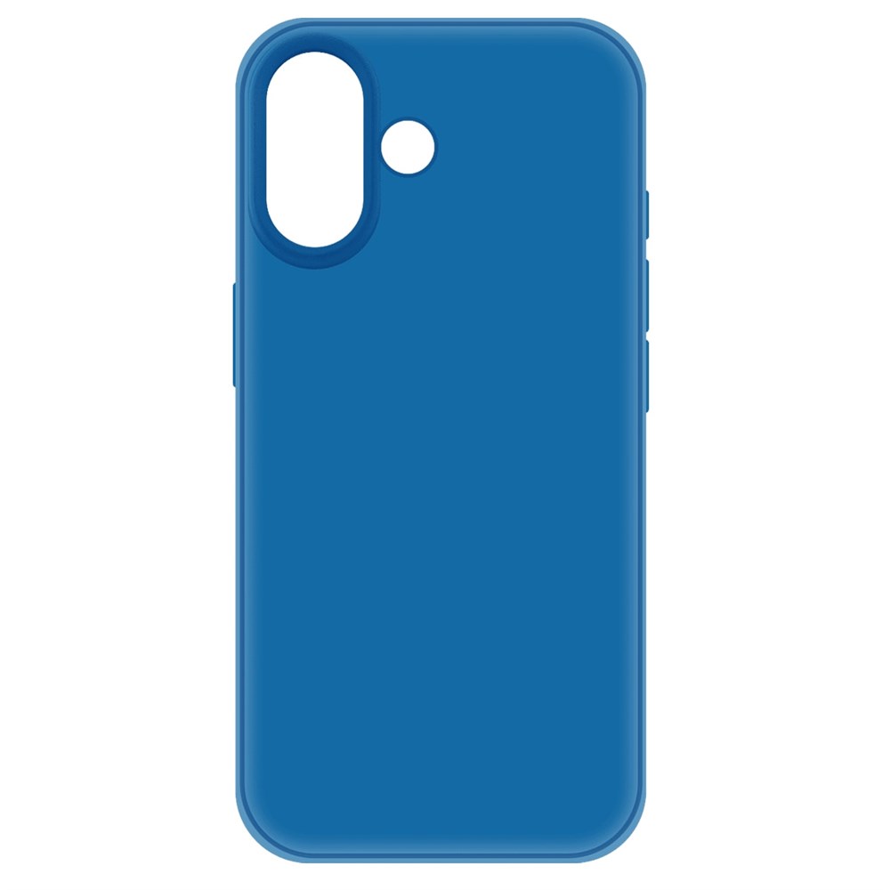 

Чехол-накладка Krutoff Silicone Case для iPhone 16 синий