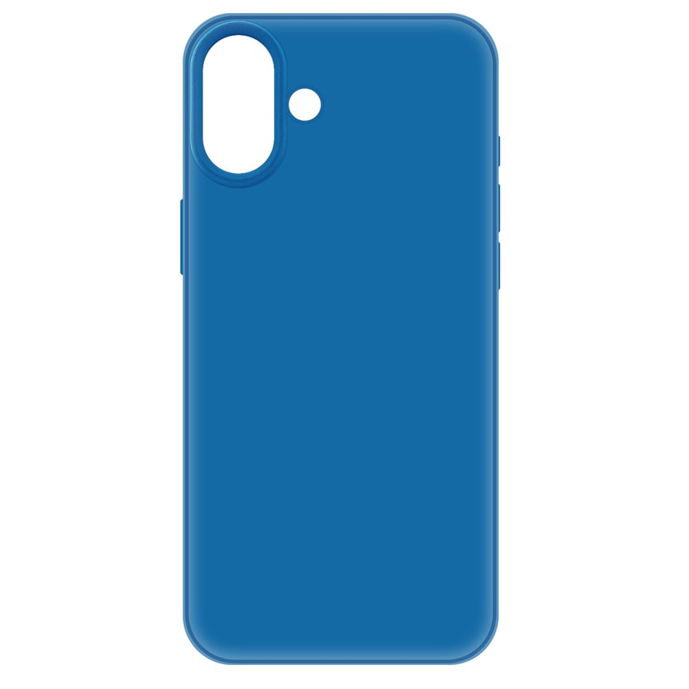 

Чехол-накладка Krutoff Silicone Case для iPhone 16 Plus синий