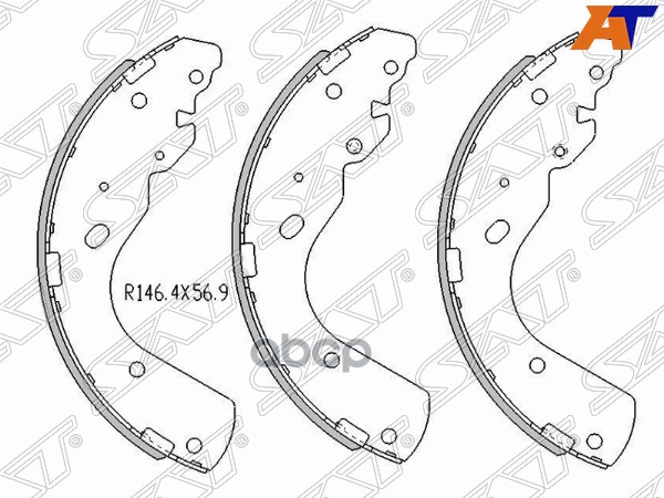 

Колодки Тормозные Зад Mazda Bt-50 96-12/Ford Ranger 99- Sat арт. ST-URY2-26-38Z