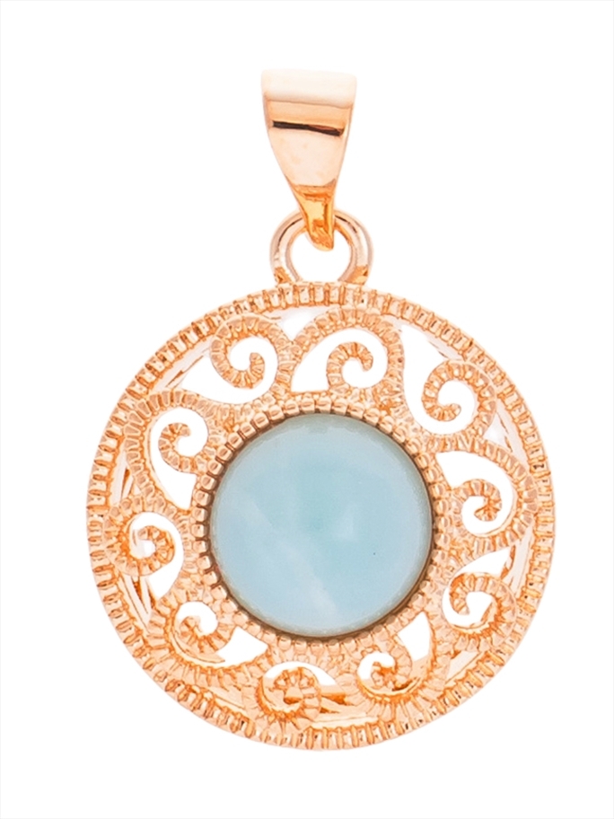 

Кулон из бижутерного сплава с амазонитом Lotus Jewelry 3027P-17amazonite, 3027P-17amazonite