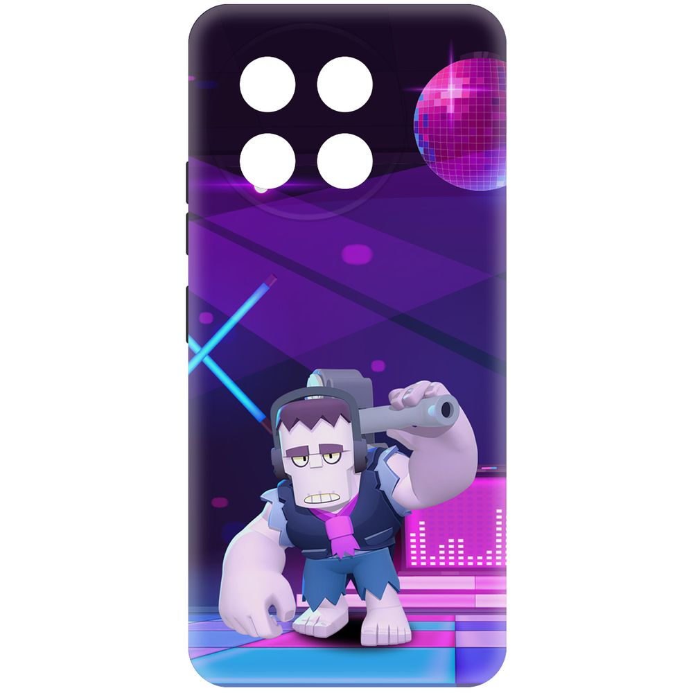 

Чехол-накладка Krutoff Soft Case Brawl Stars - Фрэнк для TECNO Spark 30 Pro черный