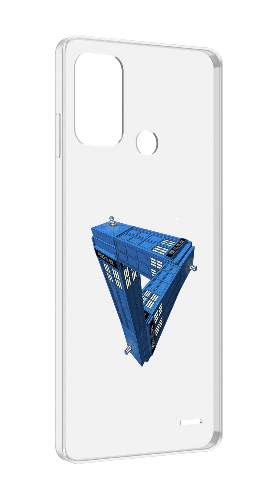 

Чехол MyPads головолока абстракция для ZTE Blade A52, Прозрачный, Tocco
