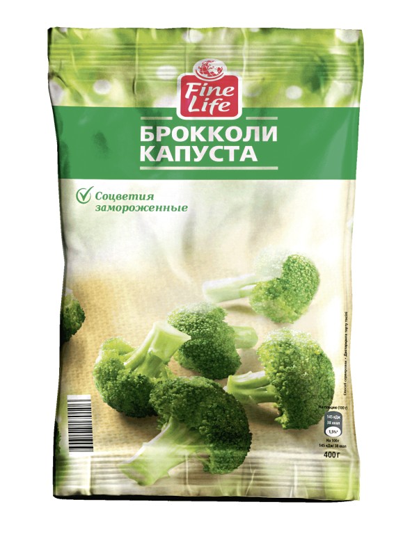 

Капуста брокколи Fine Life замороженная 400 г