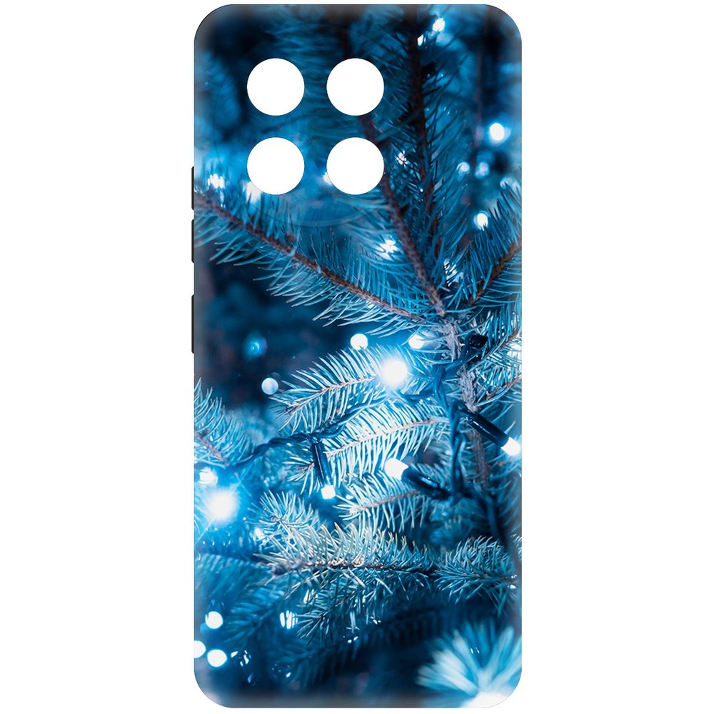 

Чехол-накладка Krutoff Soft Case Гирлянда для TECNO Spark 30 Pro черный