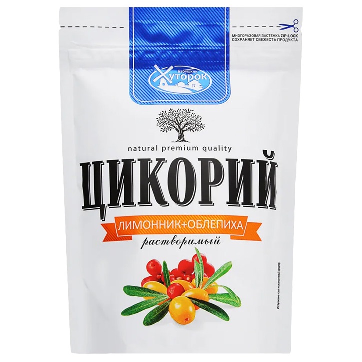 Цикорий Бабушкин Хуторок с облепихой и лимонником, растворимый, 100 г х 3 шт