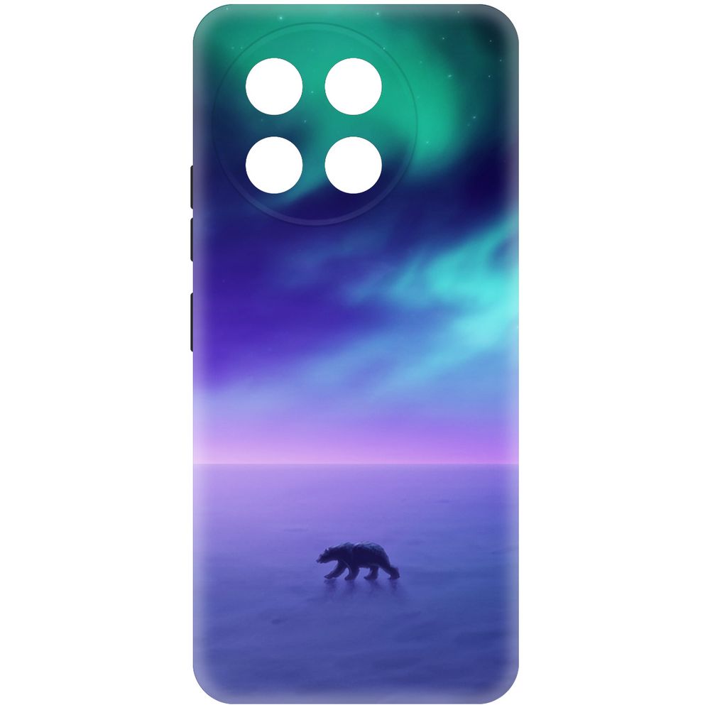 

Чехол-накладка Krutoff Soft Case Северное Сияние для TECNO Spark 30 Pro черный